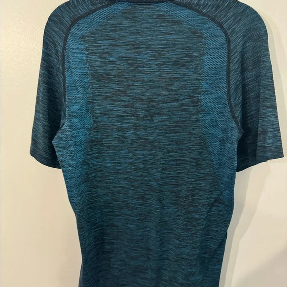 Lululemon Men Small - Short Sleeve Polo Heathered blue - Picture 3 of 6